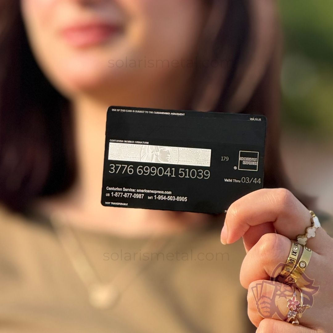 Black Centurion AMEX Metal Card 展示圖 4