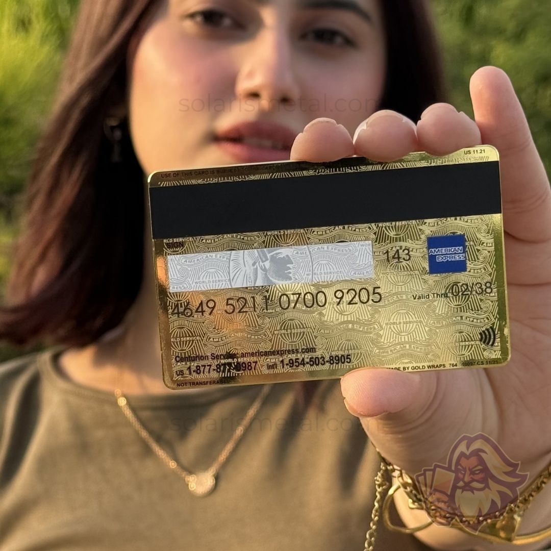 24K Gold AMEX Metal Card 展示圖 4