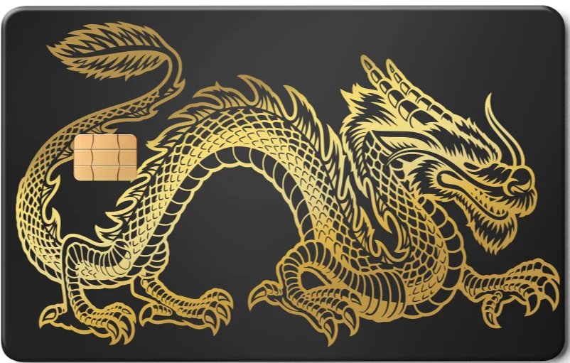 Dragon Card 金屬卡卡面展示