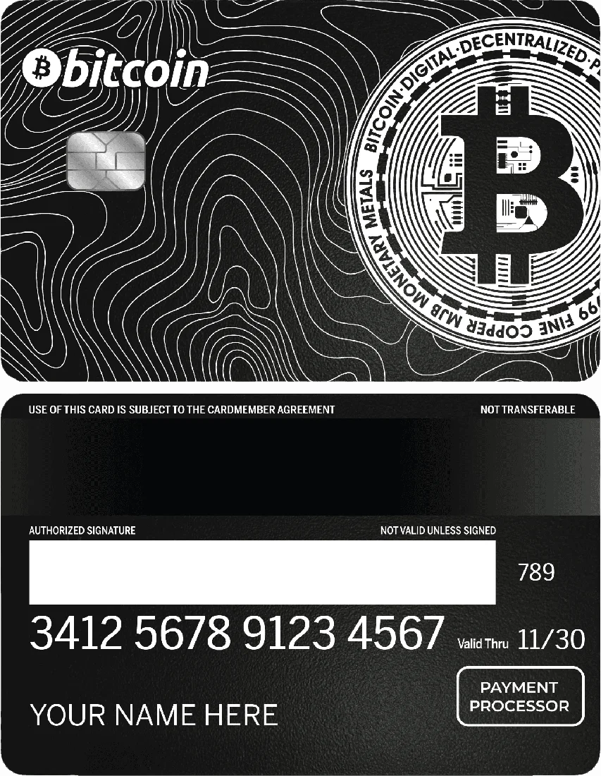 Bitcoin Enthusiast Card 展示圖 6