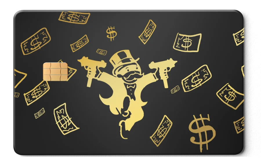 Raining Monopoly Card 金屬卡卡面展示