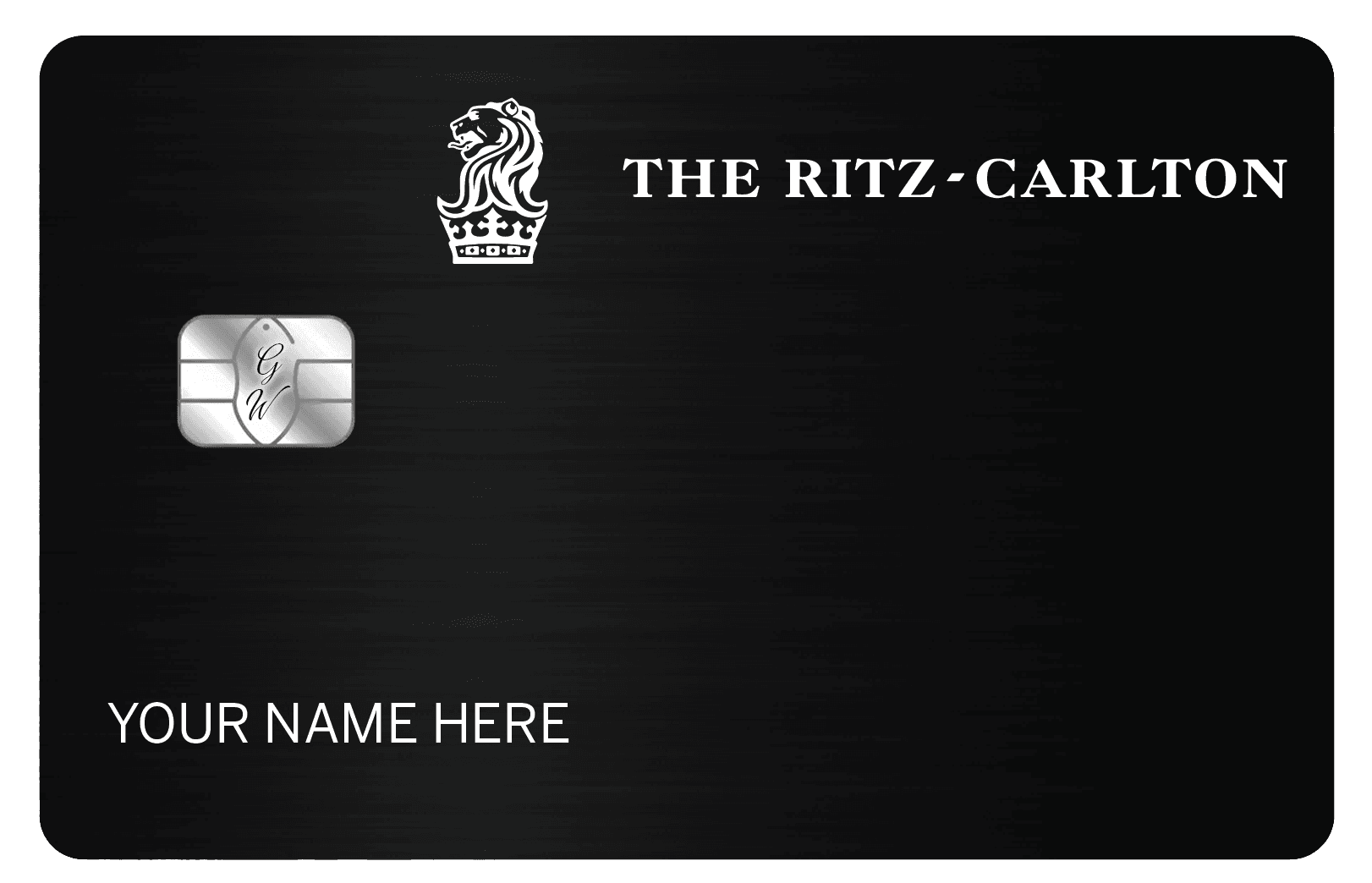 Ritz-Carlton Card 金屬卡卡面展示
