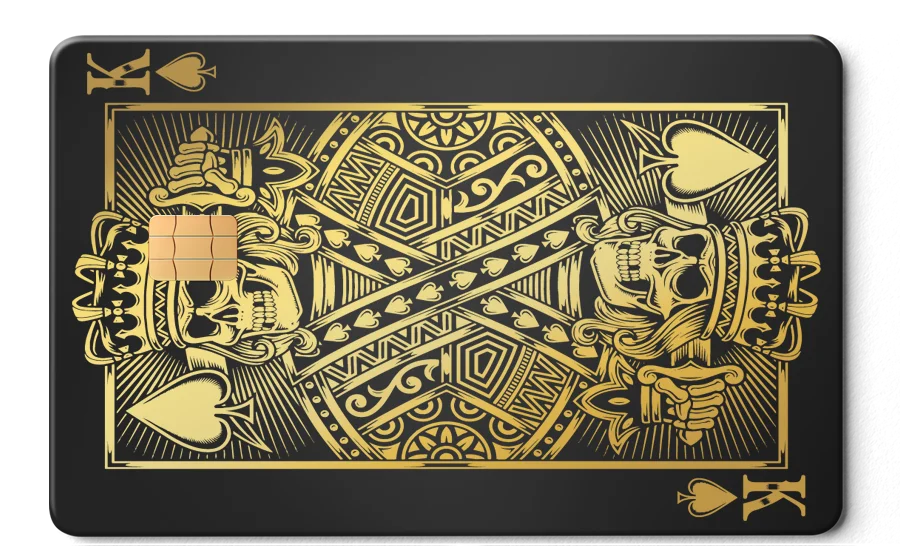 King of Spades Card 金屬卡卡面展示