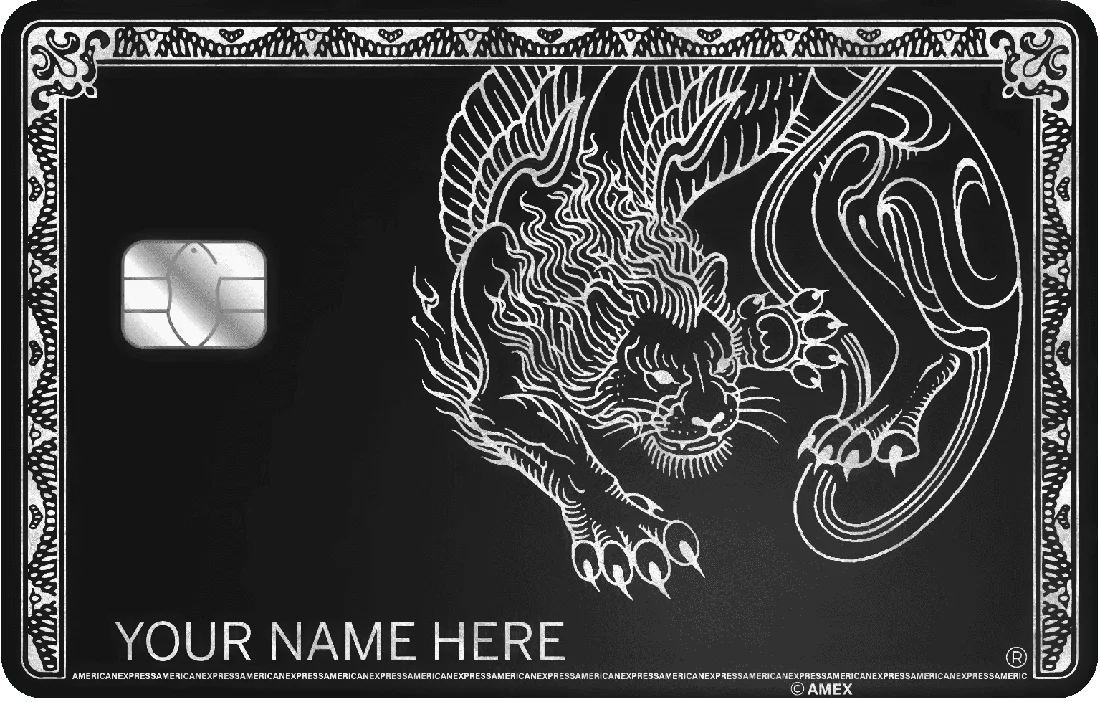 Panther Card 金屬卡卡面展示