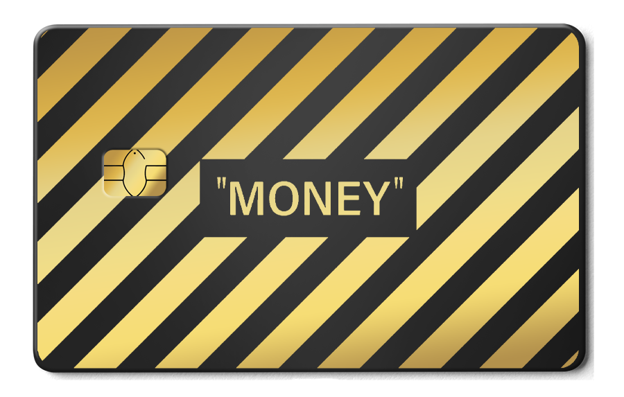 Money 金屬卡卡面展示