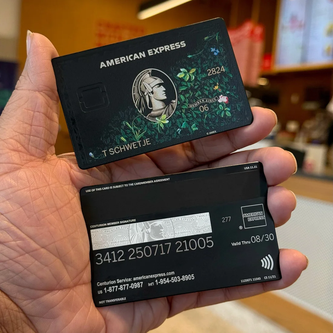 Floral Black AMEX 展示圖 2