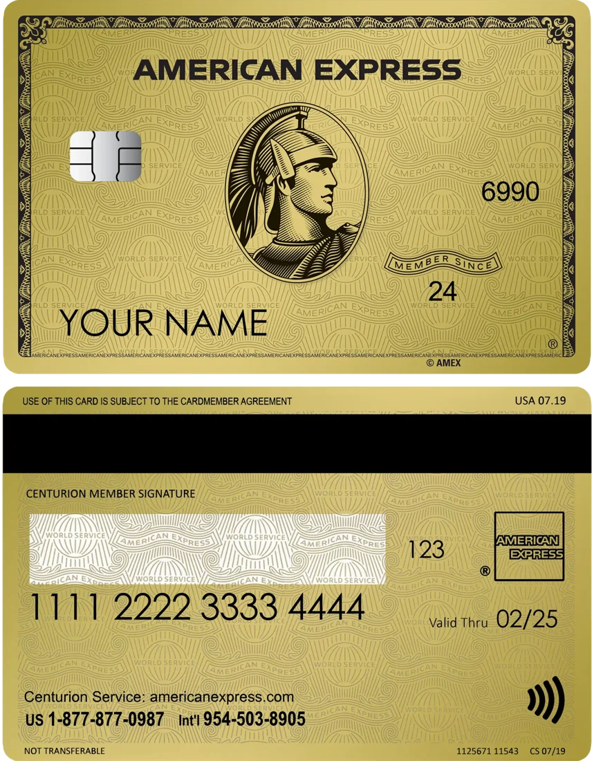 Gold AMEX Metal Card 展示圖 5