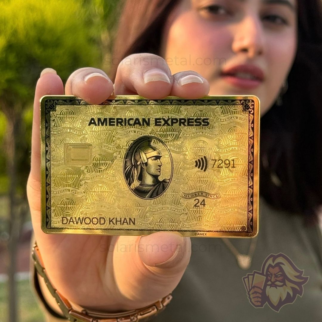 24K Gold AMEX Metal Card 展示圖 3