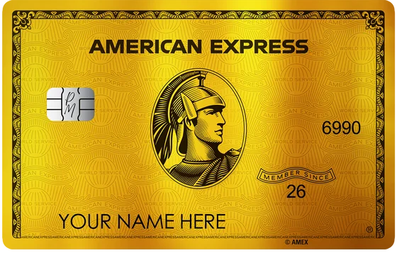 24K Gold American Express-inspired metal card