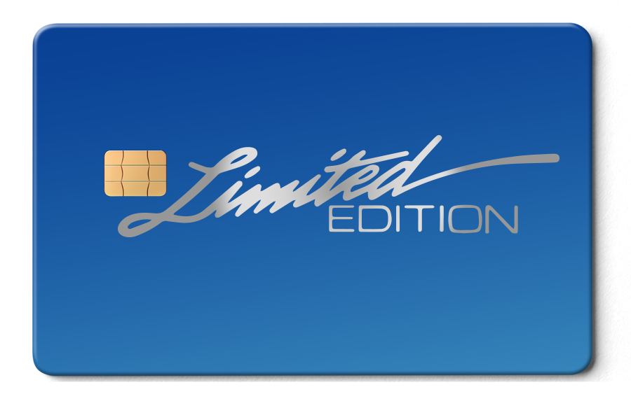 Limited Edition Card 金屬卡卡面展示