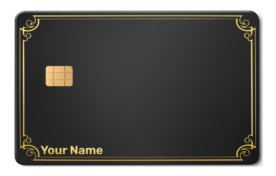 Name Only | Minimalist Card 金屬卡卡面展示