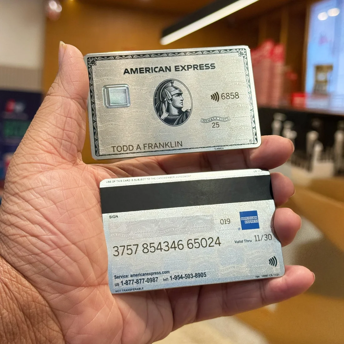 Platinum AMEX Metal Card 展示圖 2