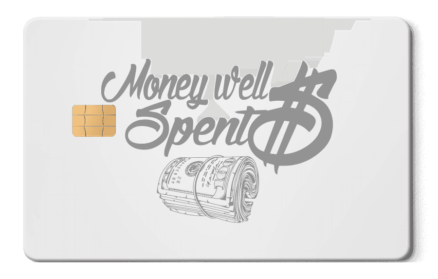 Money Well Spent 金屬卡卡面展示