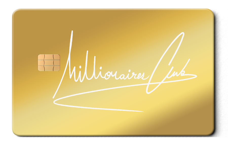 Millionaires Club Card 金屬卡卡面展示